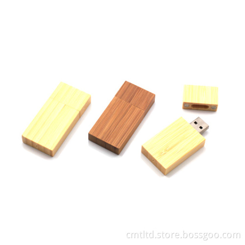 Bamboo Custom USB Memory Flash Drive Bams1 Style (CMT-BM004)